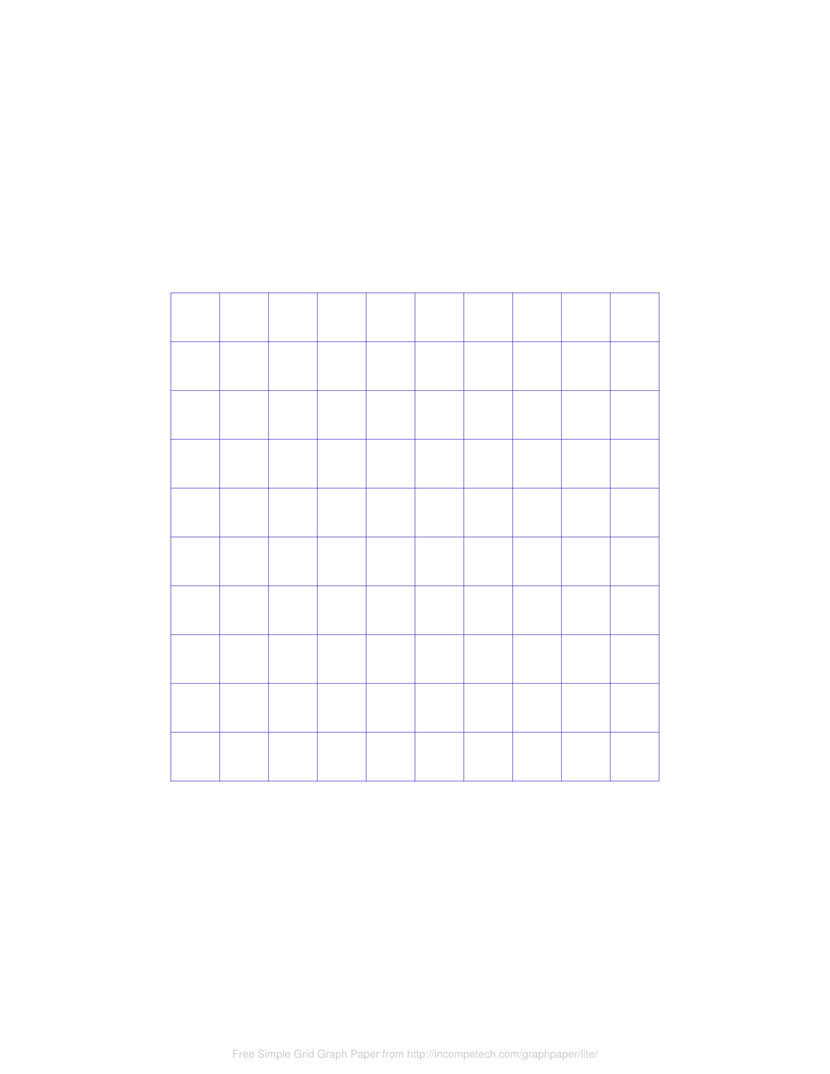 Free Online Graph Paper / Simple Grid